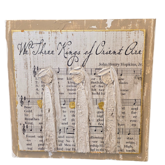 Sheet Music Art-Three Kings