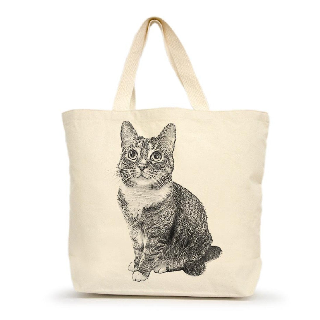 Medium Tote Bag-Izzy Cat