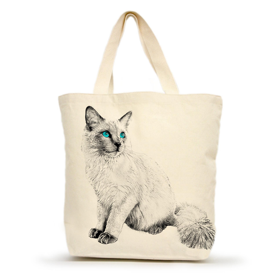 Medium Tote Bag-Marco Cat