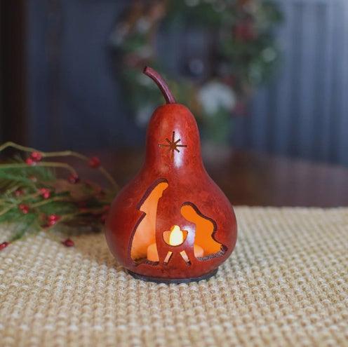 Nativity Scene-Sm. Gourd