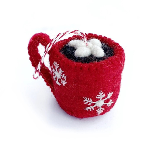 Wool Ornament-Hot Chocolate