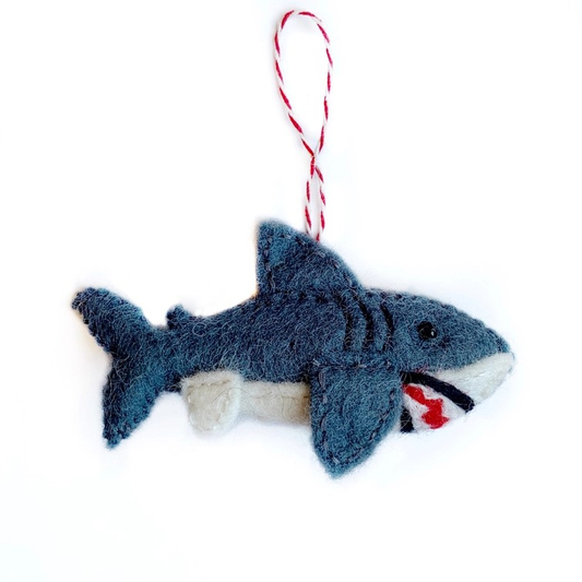 Wool Ornament-Shark