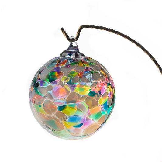 Blown Glass Ornament-Blizzard