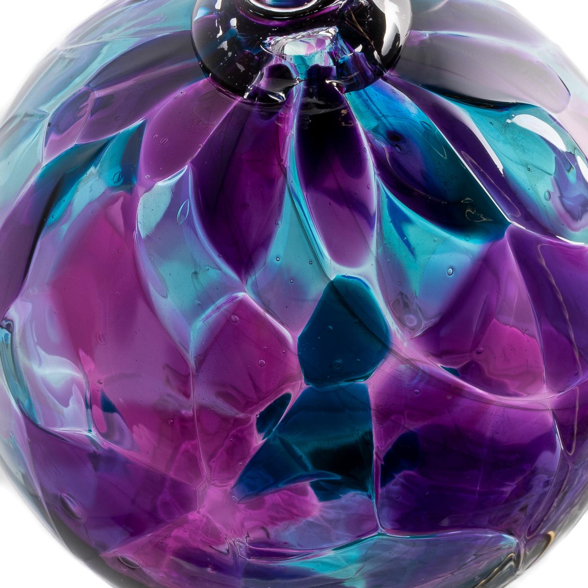 Blown Glass Ornament-Purple Rain