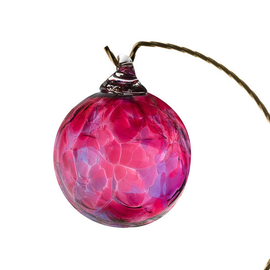 Blown Glass Ornament-Ruby