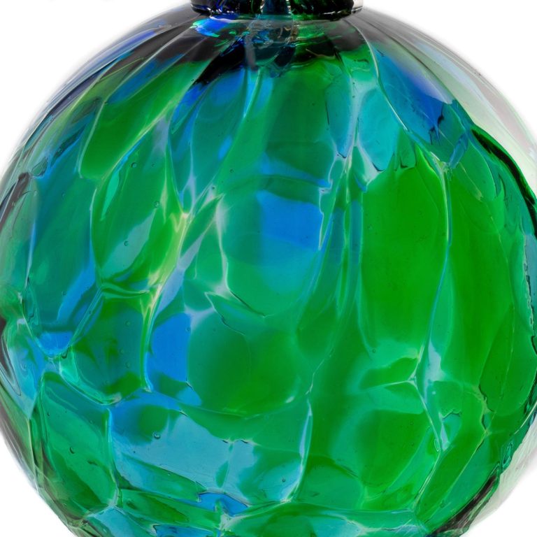 Blown Glass Ornament-Teal