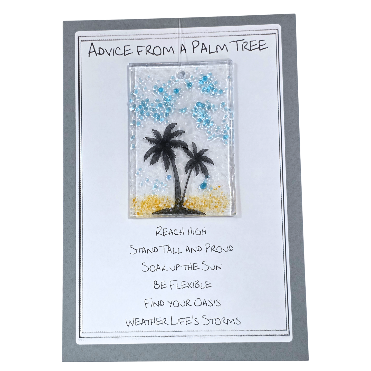 Suncatcher Card-Palm Tree