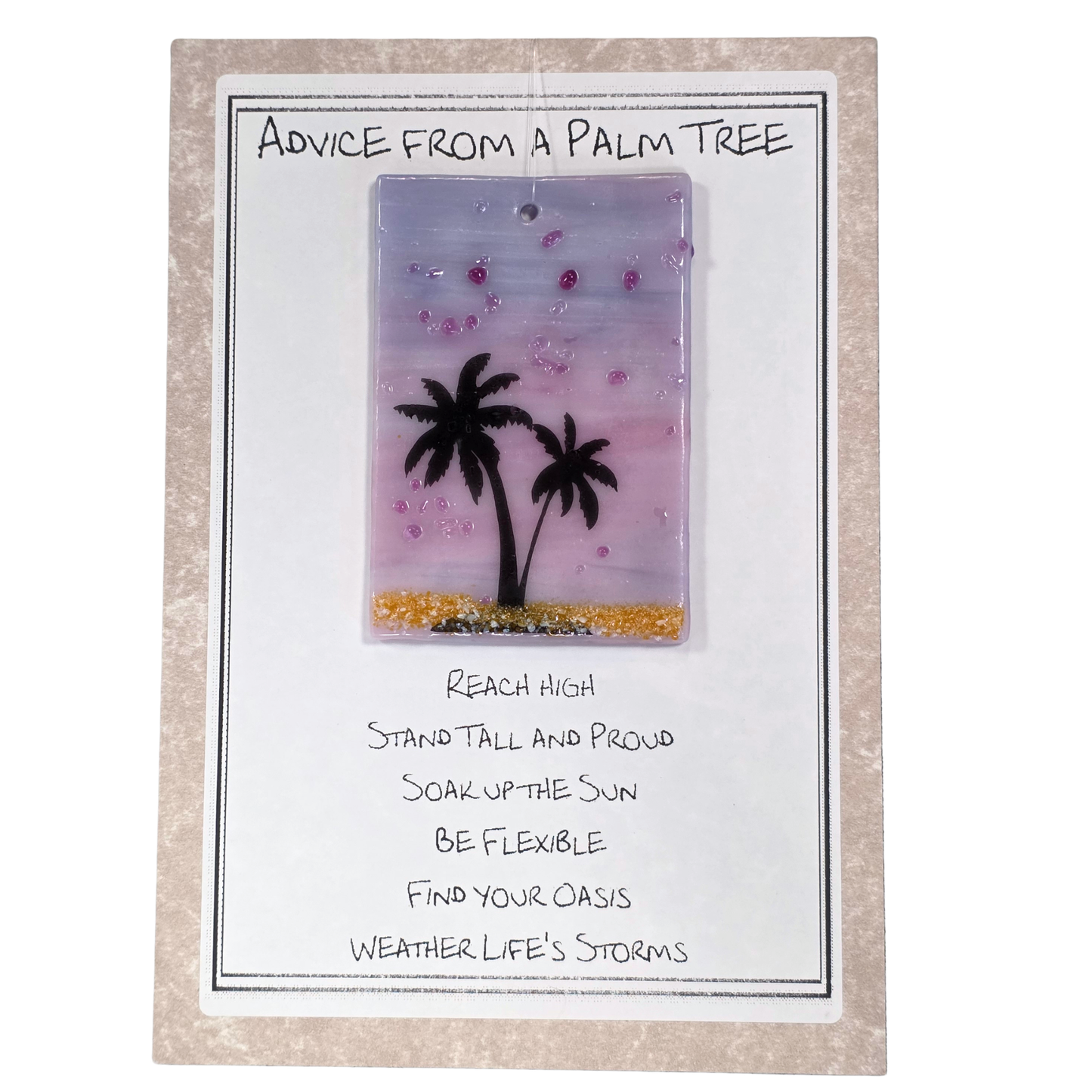 Suncatcher Card-Palm Tree