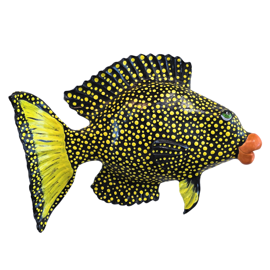 Fish Wall Sculpture-Peppered Rabbitfish