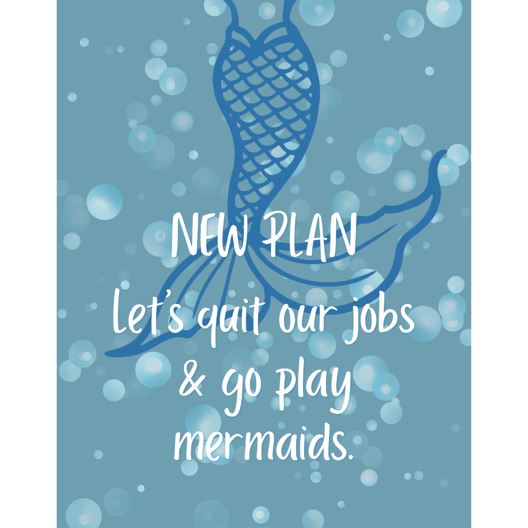Play Mermaids Print
