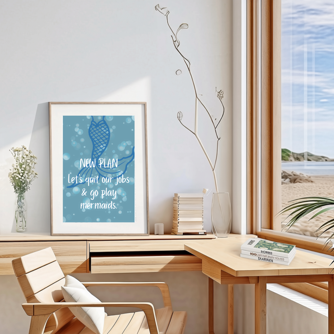 Play Mermaids Print