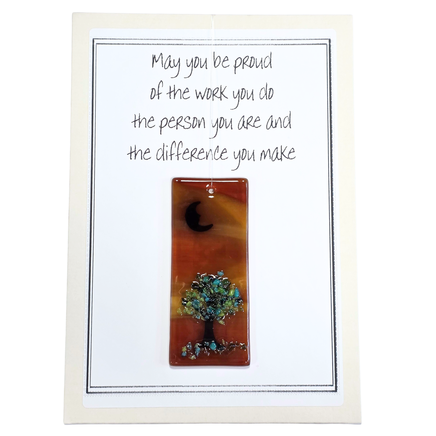 Suncatcher Card-Be Proud Tree