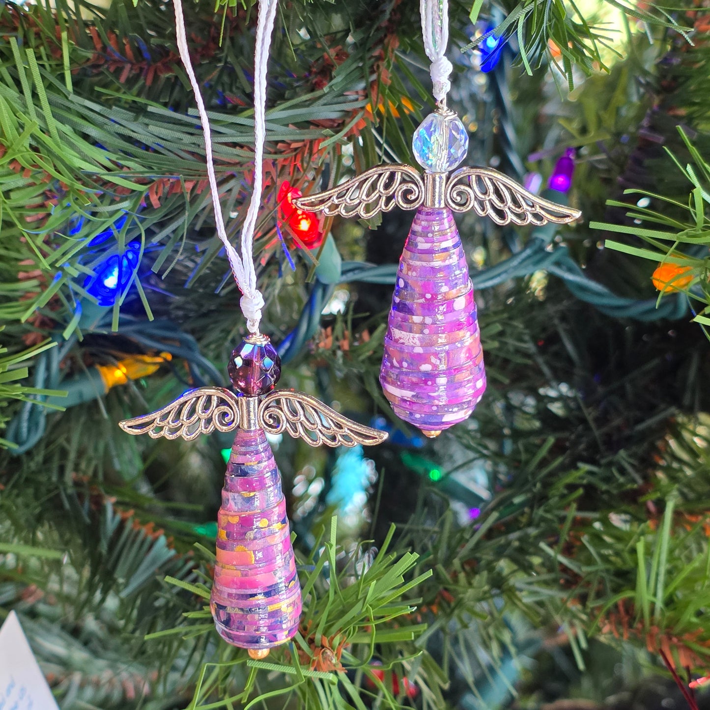 Paper Bead Angel Ornament