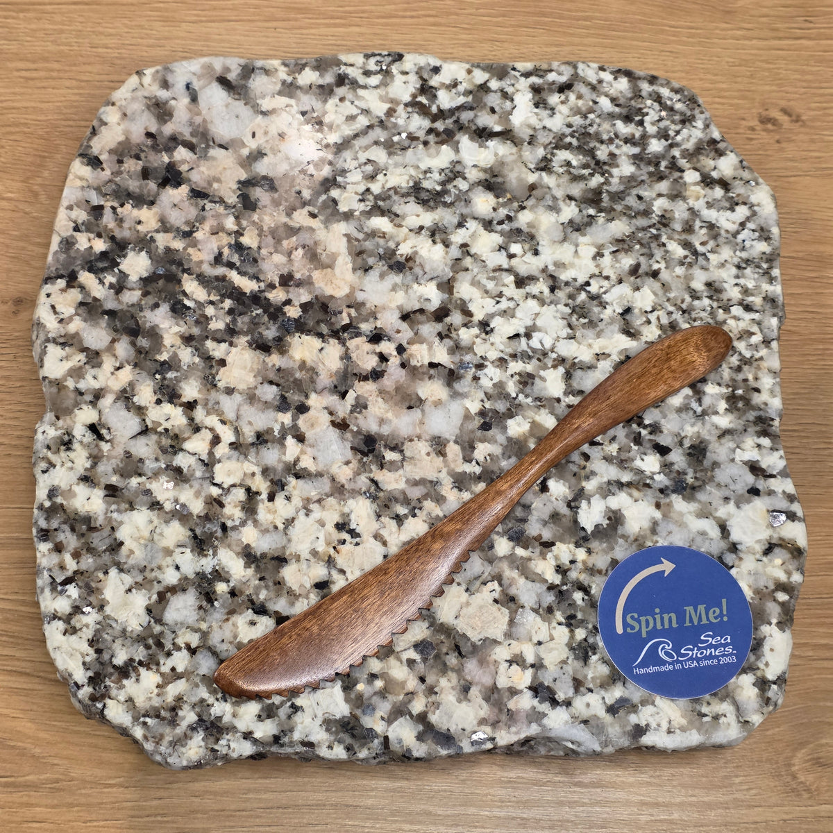 Reclaimed Granite Lazy Susan