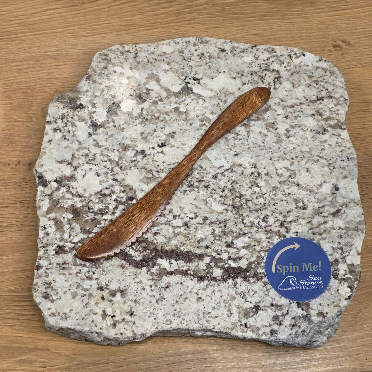 Reclaimed Granite Lazy Susan