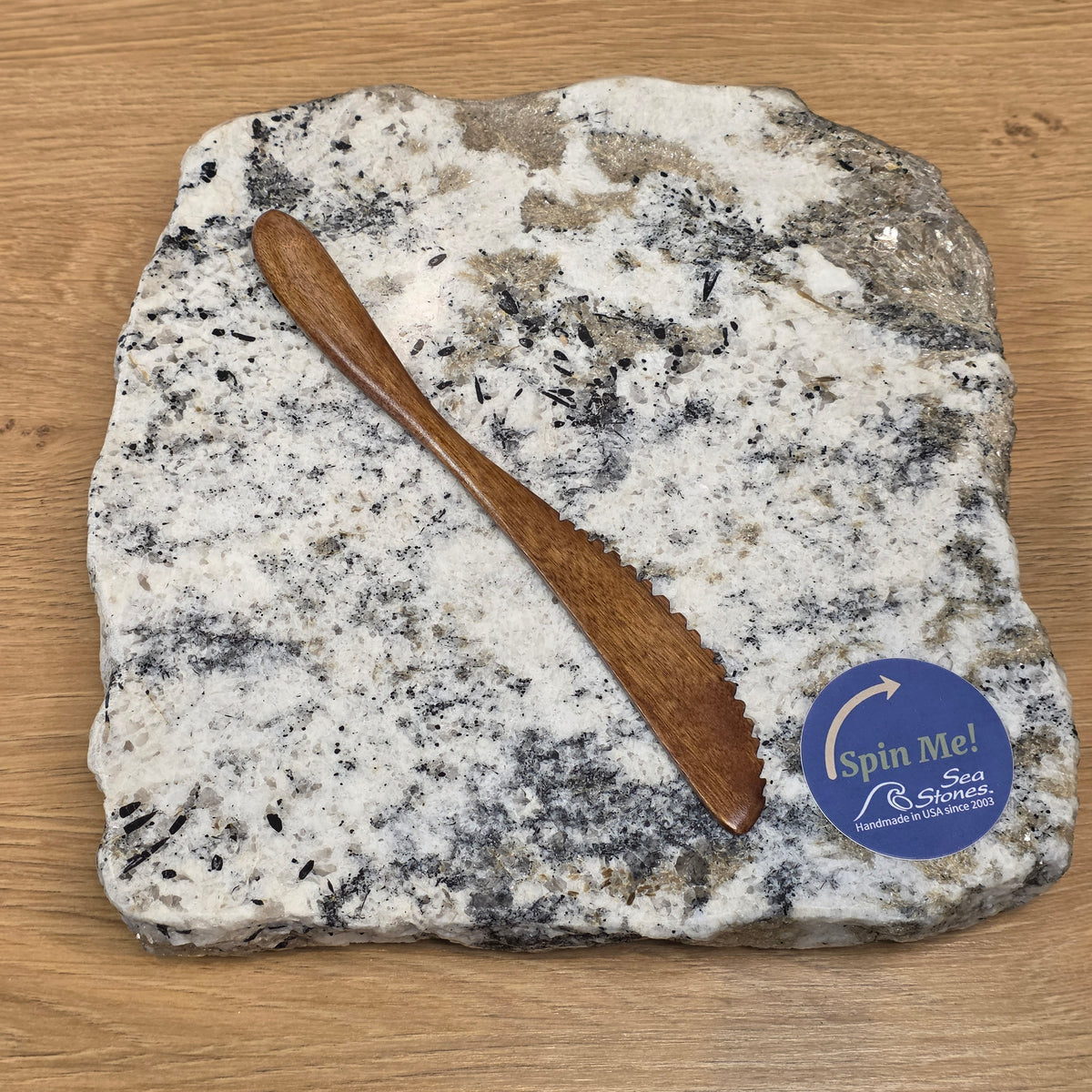 Reclaimed Granite Lazy Susan