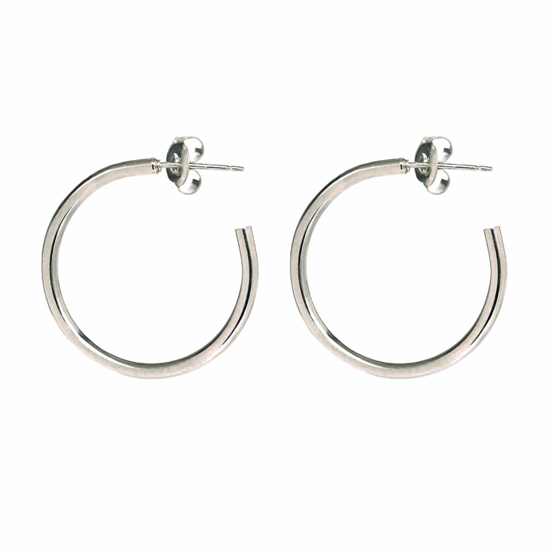 Medium Tube Hoop Earrings