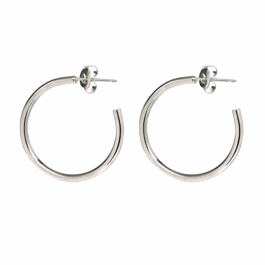 Medium Tube Hoop Earrings