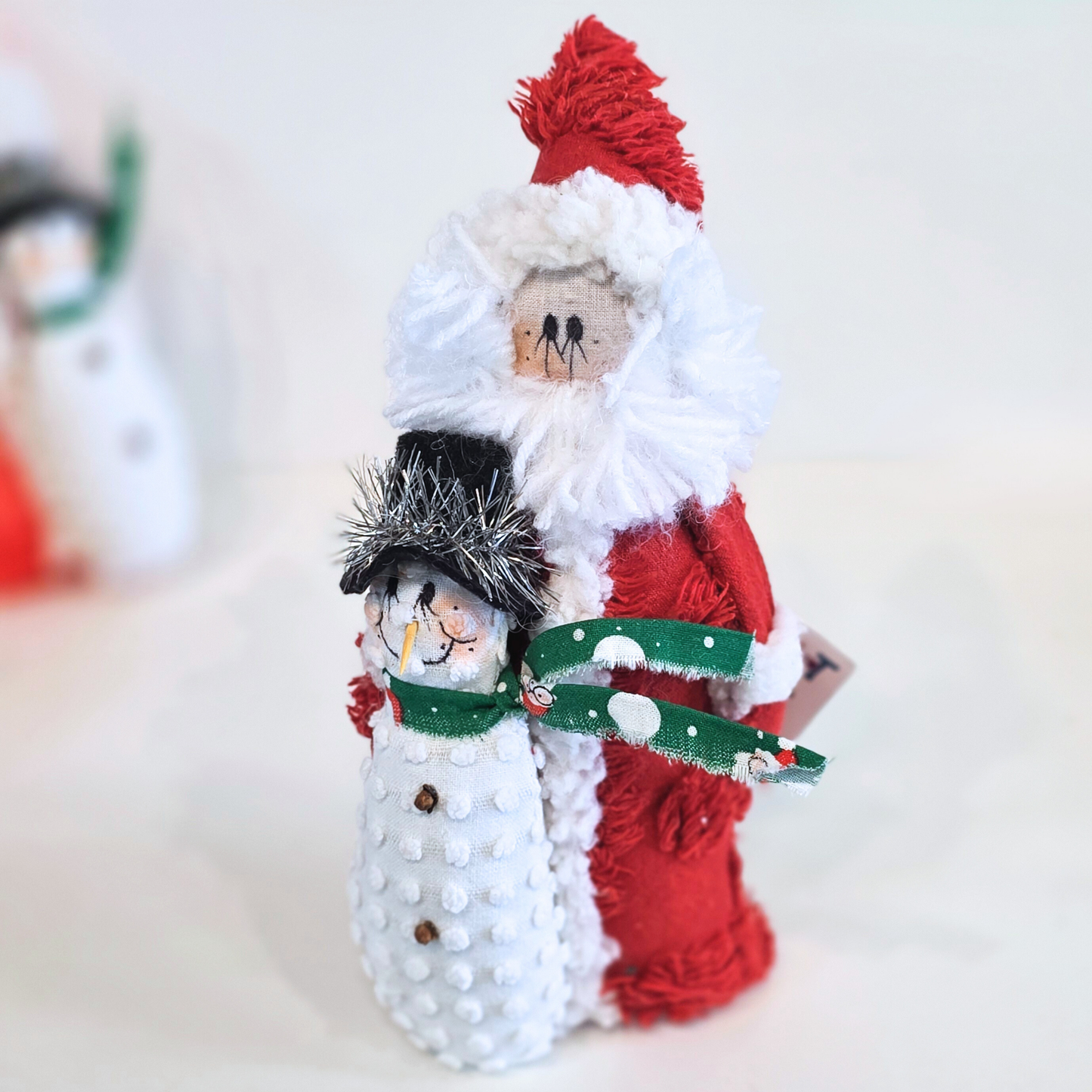 Santa With Snowman