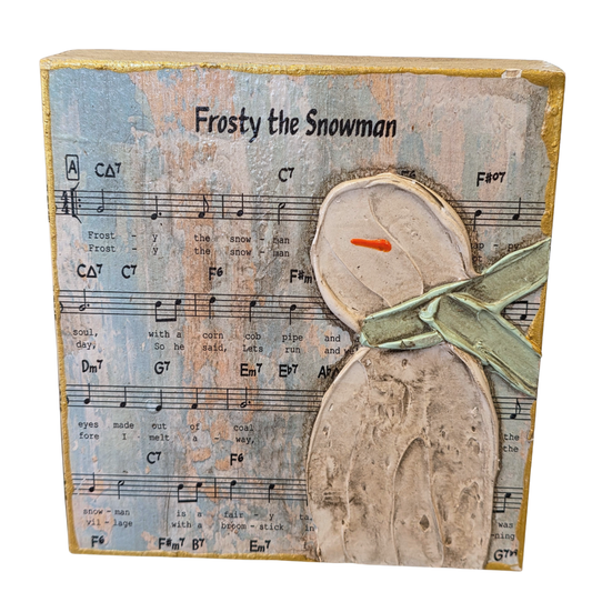 Sheet Music Art-Frosty