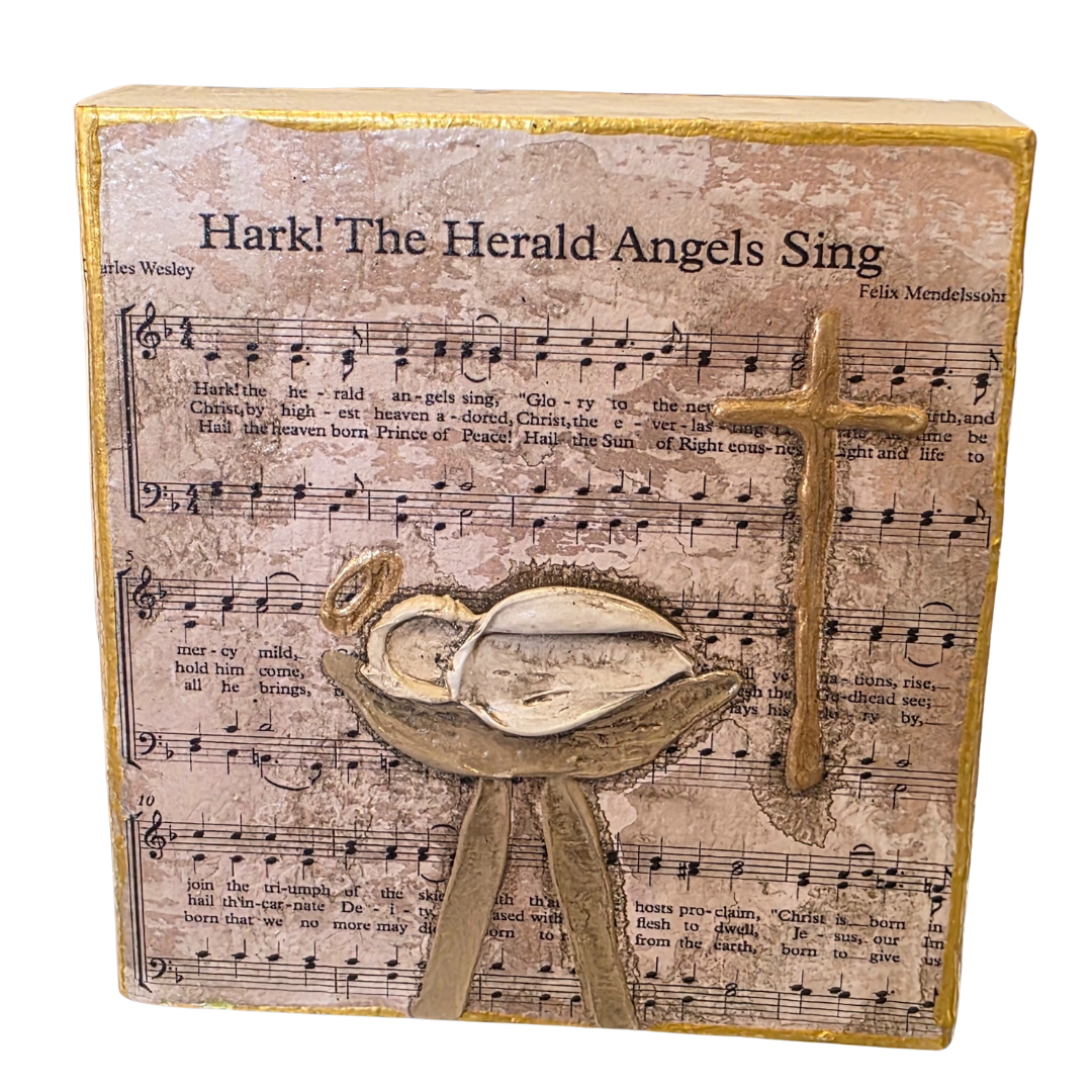 Sheet Music Art-Sm Nativity