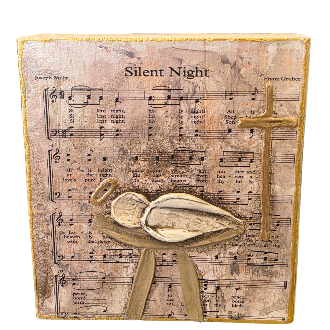 Sheet Music Art-Sm Nativity