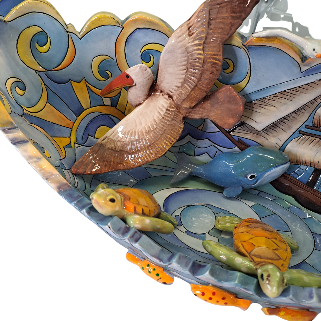 Pelican & Turtle Seaside Bowl