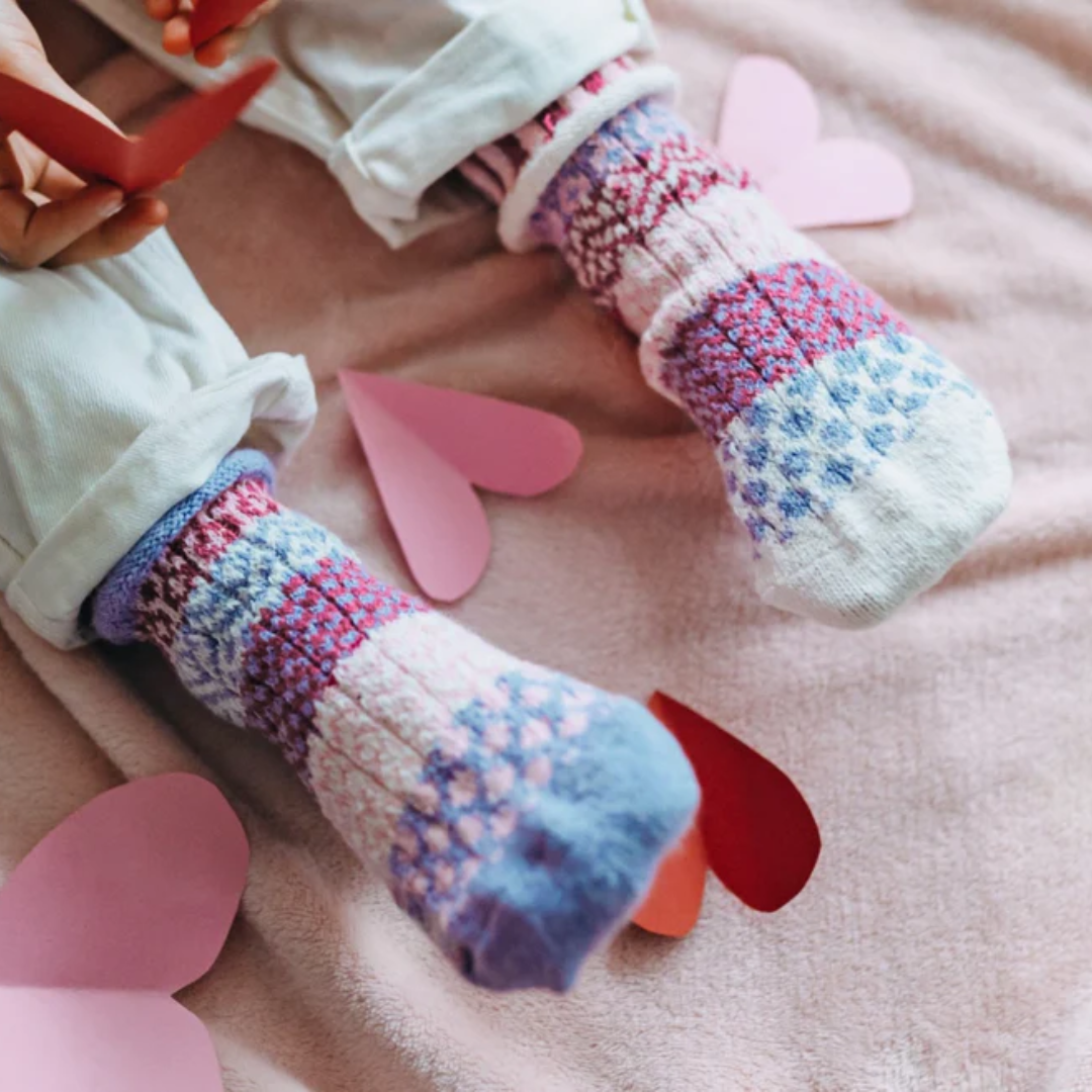 Mismatched Kids Socks-Lovebug