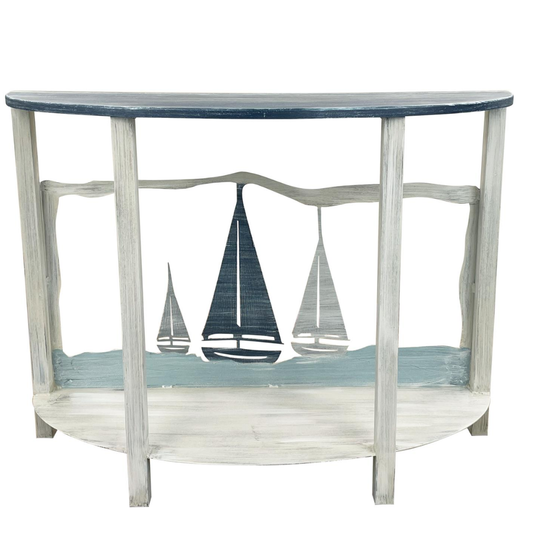 Sailboat Rounded Sofa Table