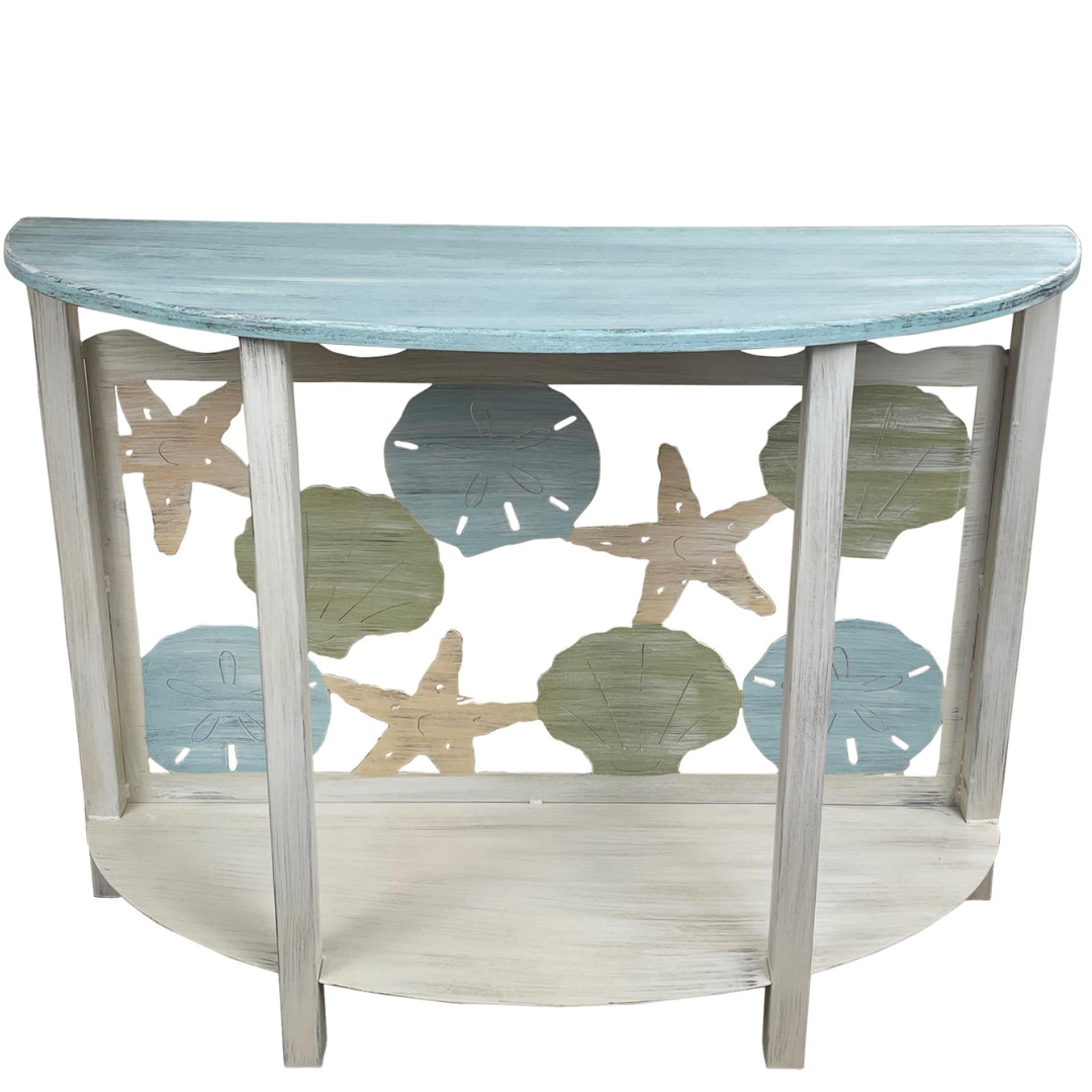 Shell Rounded Sofa Table