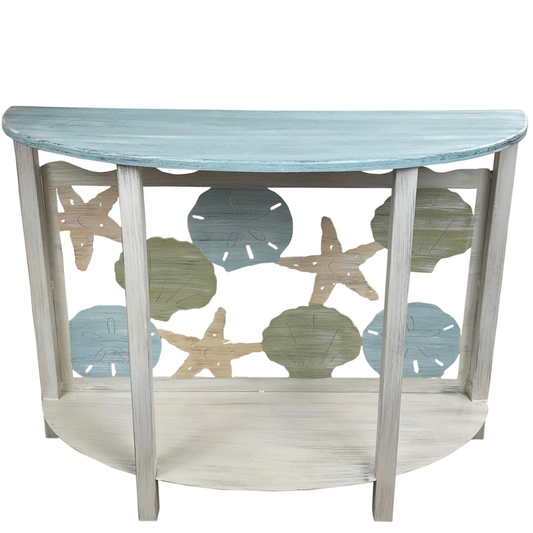 Shell Rounded Sofa Table