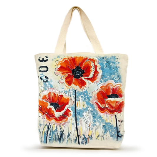 Medium Tote Bag-Spring Fling