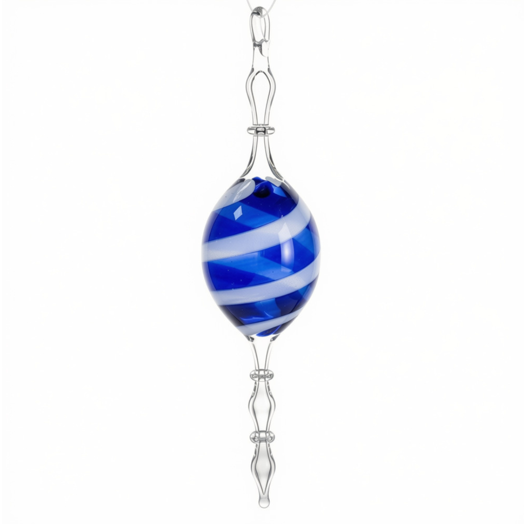 Glass Ornament-Almond Raindrops