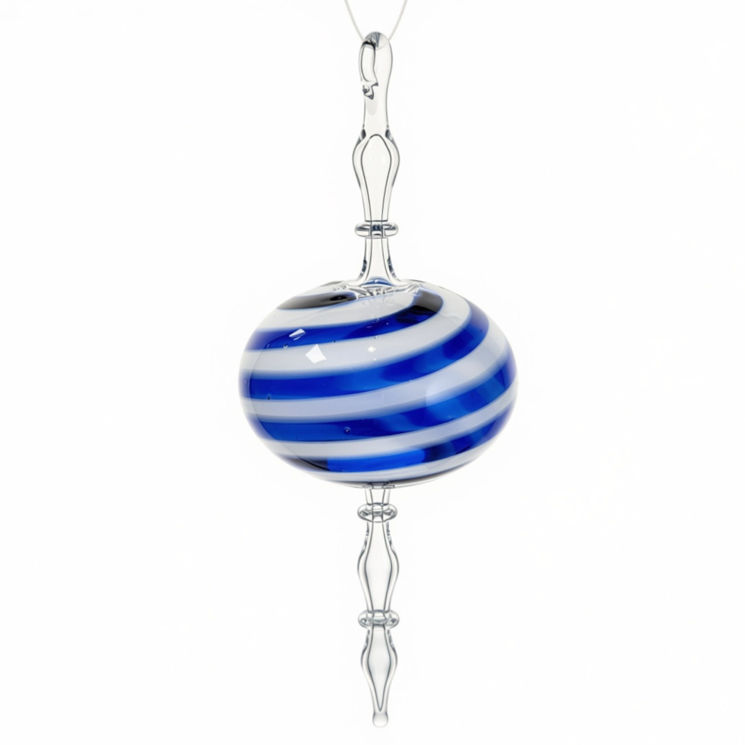 Glass Ornament-Sphere Raindrops