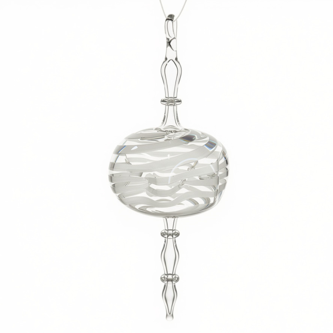 Glass Ornament-Sphere Raindrops