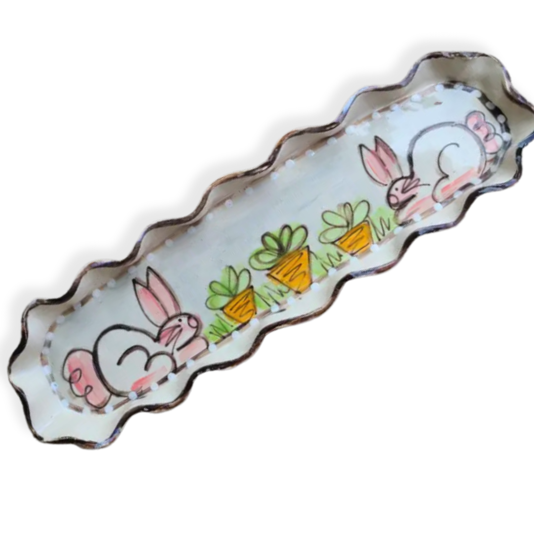 Oval Platter-Bunnies