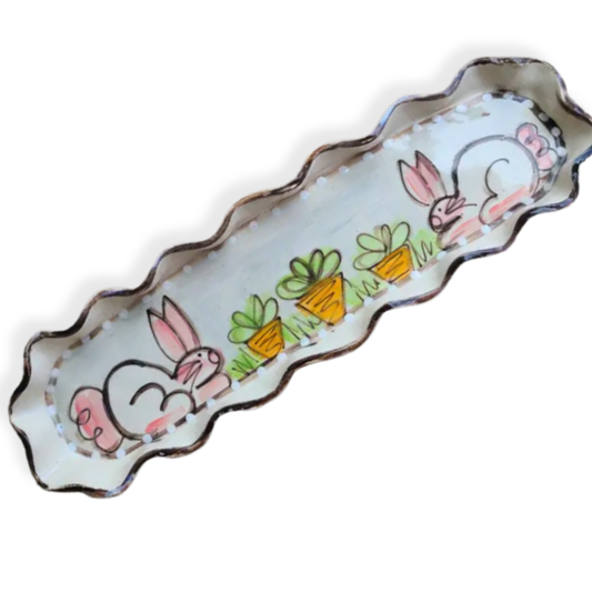 Oval Platter-Bunnies