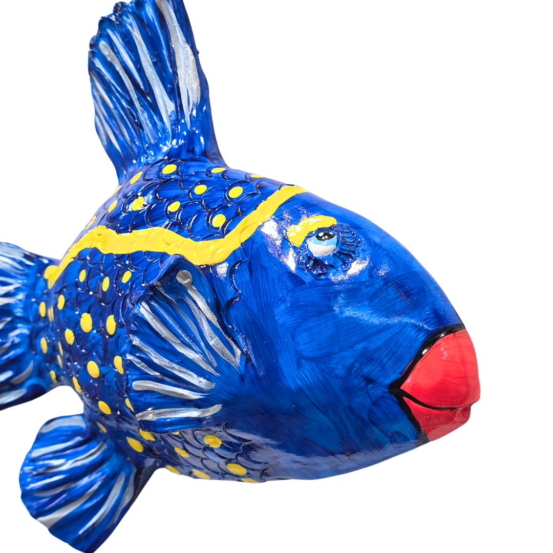 Fish Wall Sculpture-Spotted Trunkfish