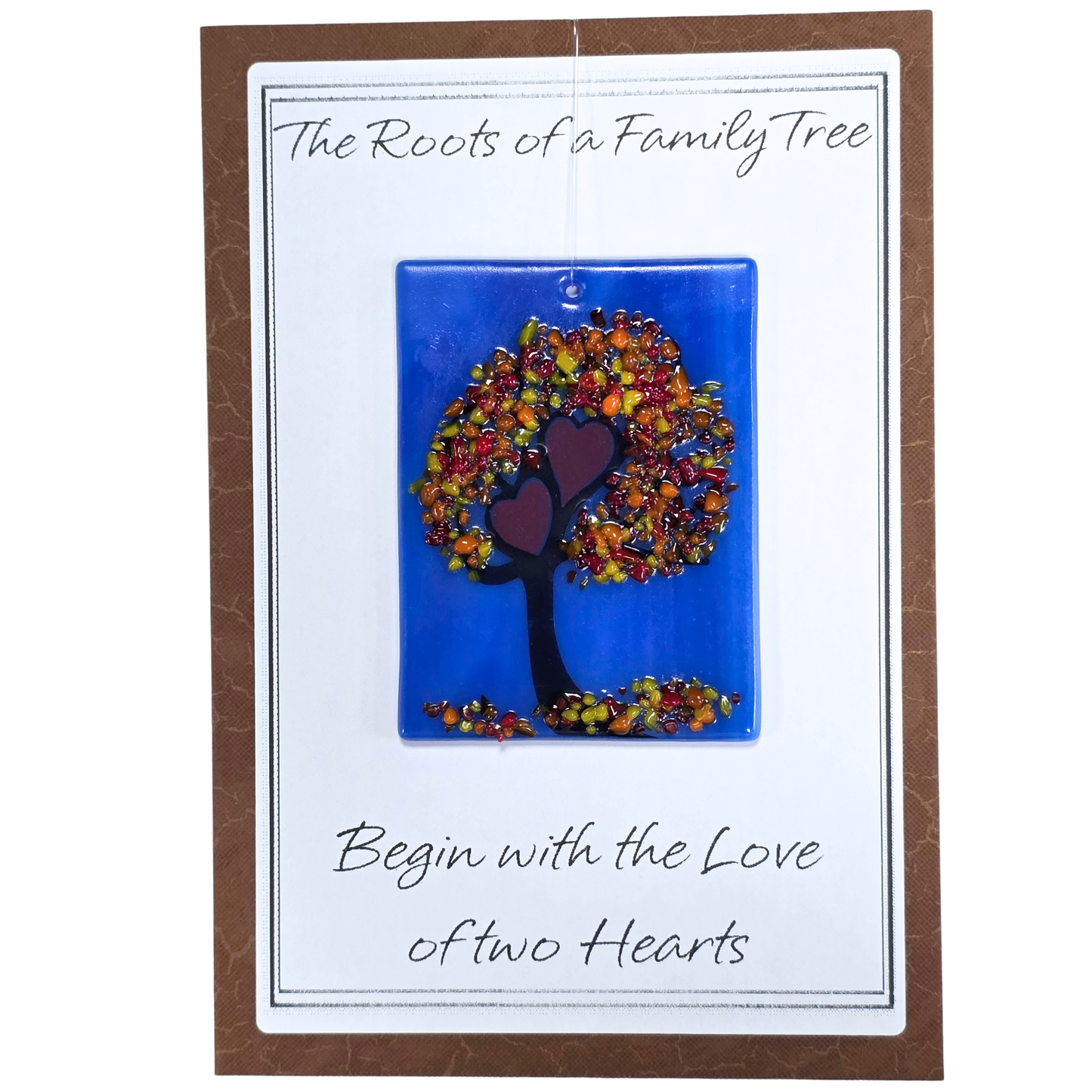 Suncatcher Card-Two Hearts