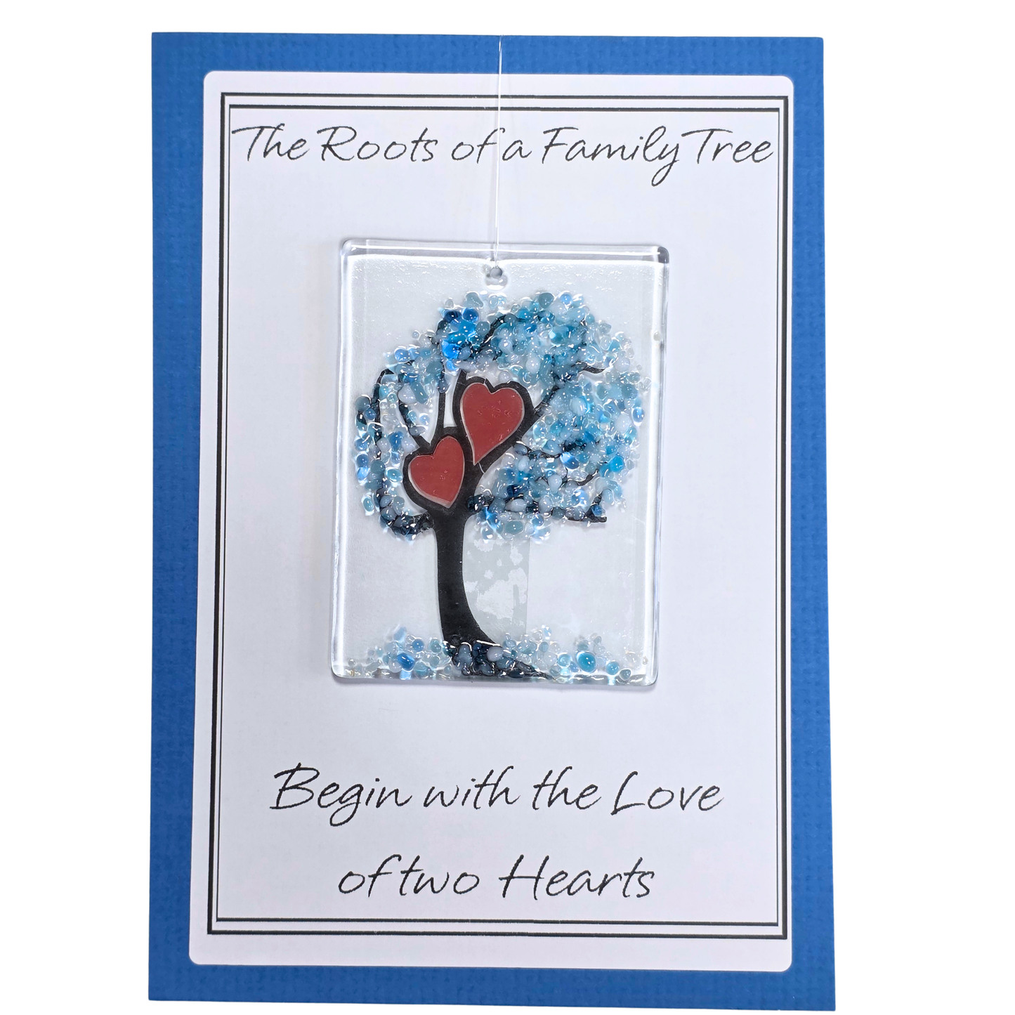 Suncatcher Card-Two Hearts