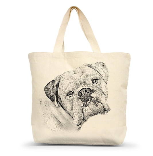 American Bulldog Tote Bag