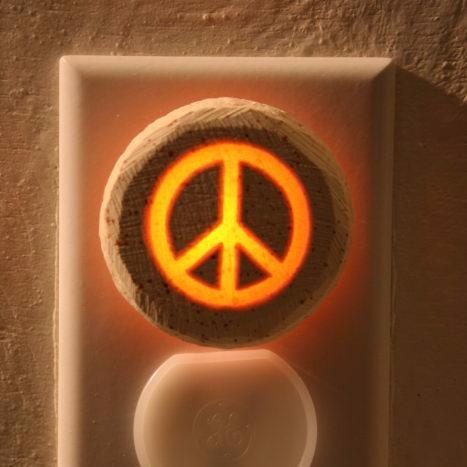 Glow Nightlight-Peace - Random Acts Of Art