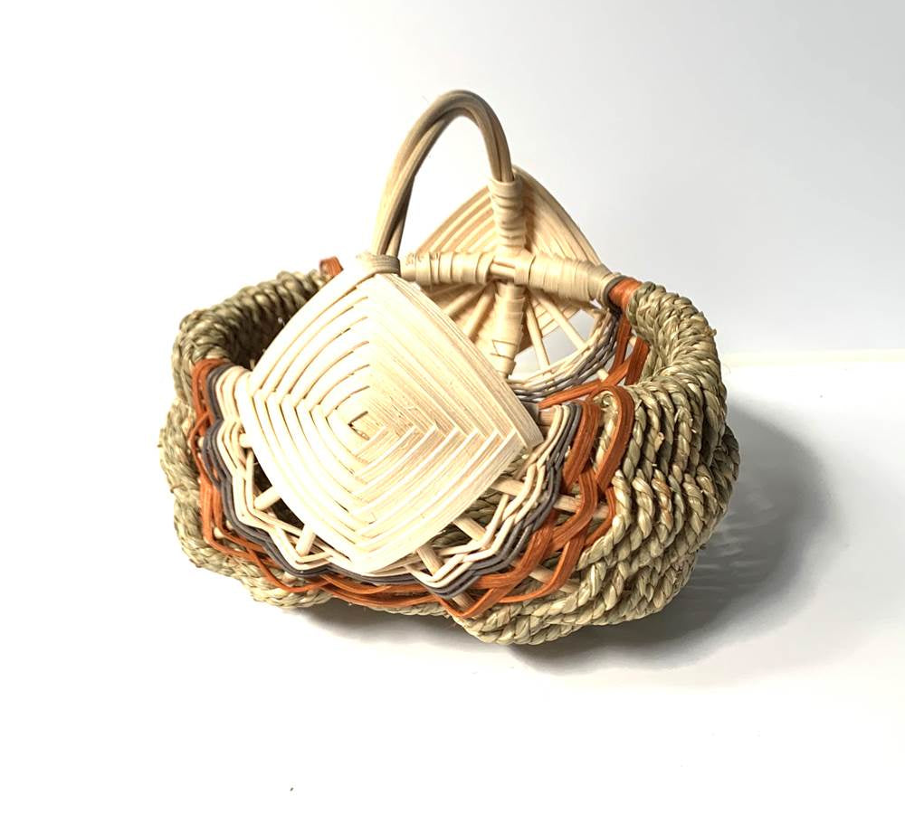 Sea Grass Basket-Chestnut
