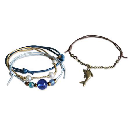 Charm Bracelet Set-Dolphin