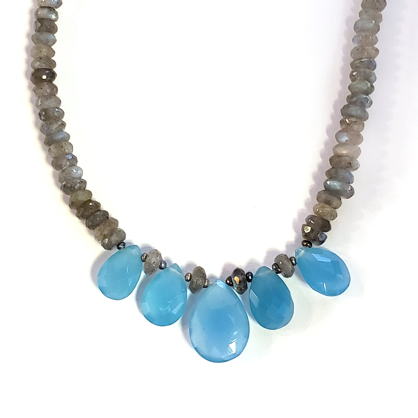 Labradorite & Chalcedony Necklace