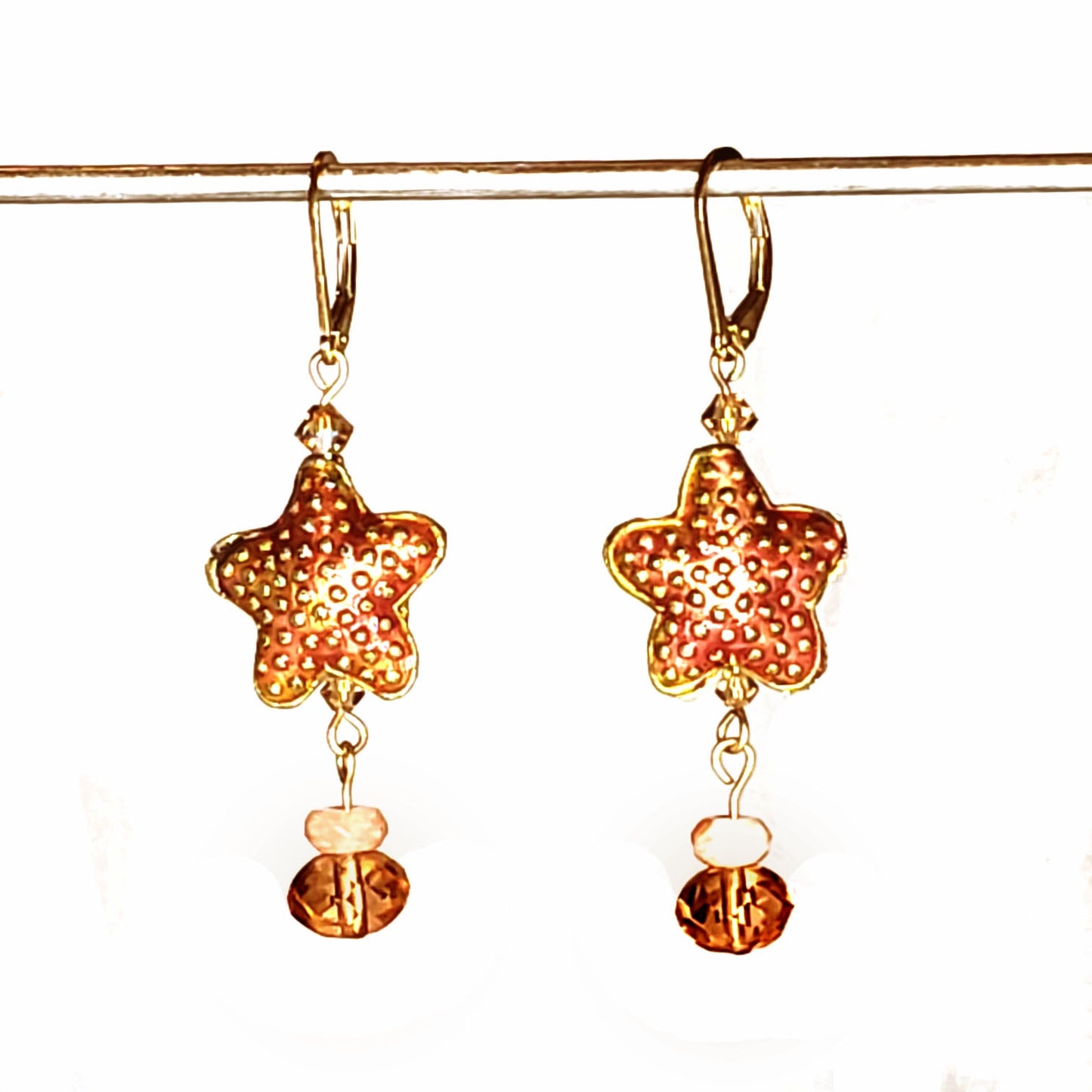 Puffy Starfish Earrings