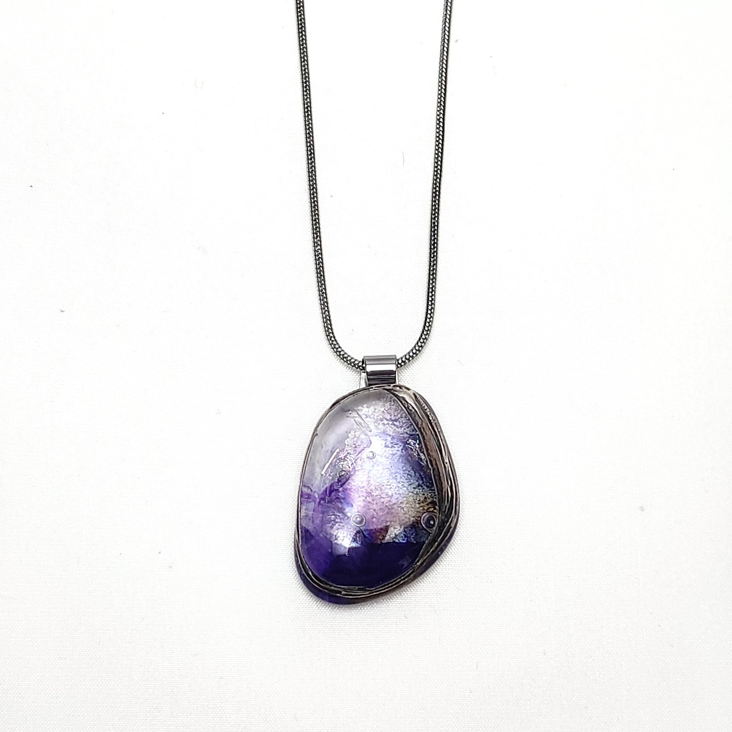 Glass Pendant-Purple