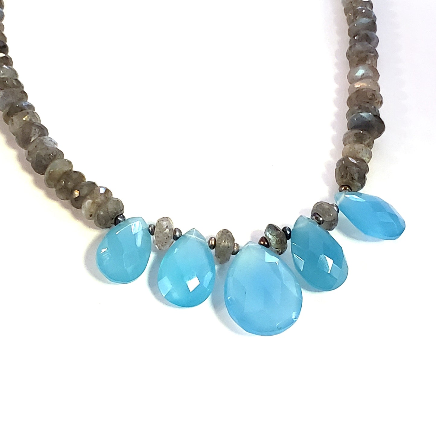 Labradorite & Chalcedony Necklace