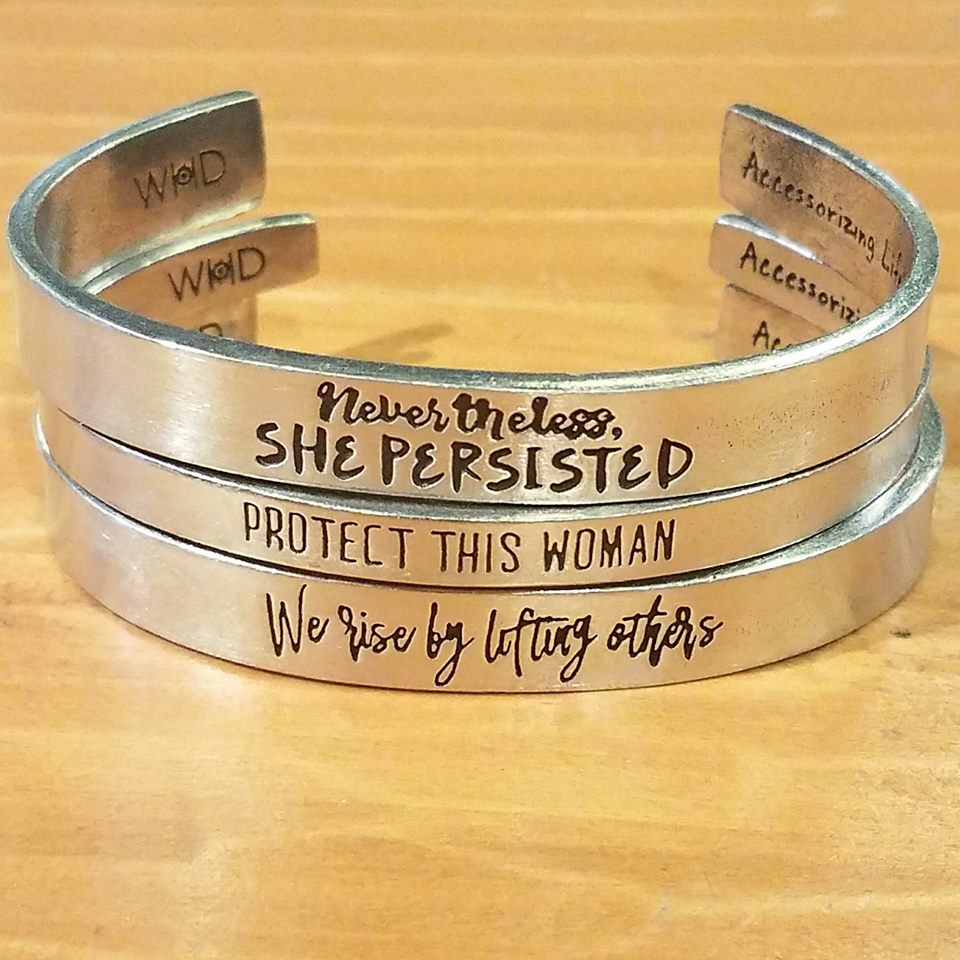 Cuff Bracelet-Protect this Woman