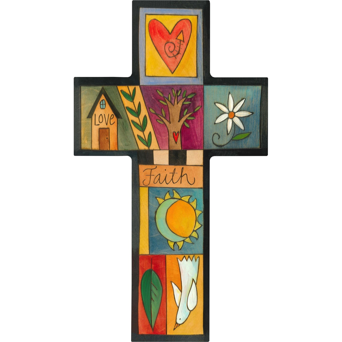 Cross Plaque-Love & Faith